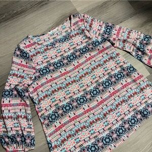 Moa Moa Multicolor Patterned Women’s Top